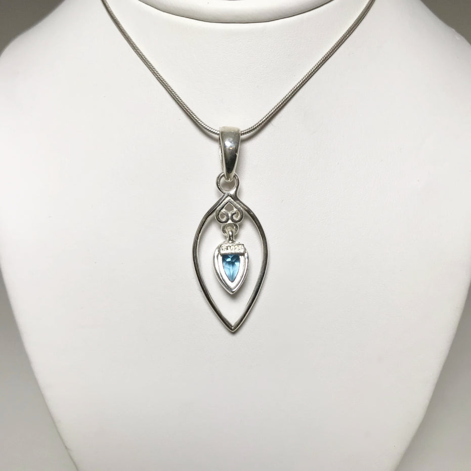 Blue Topaz Pendant