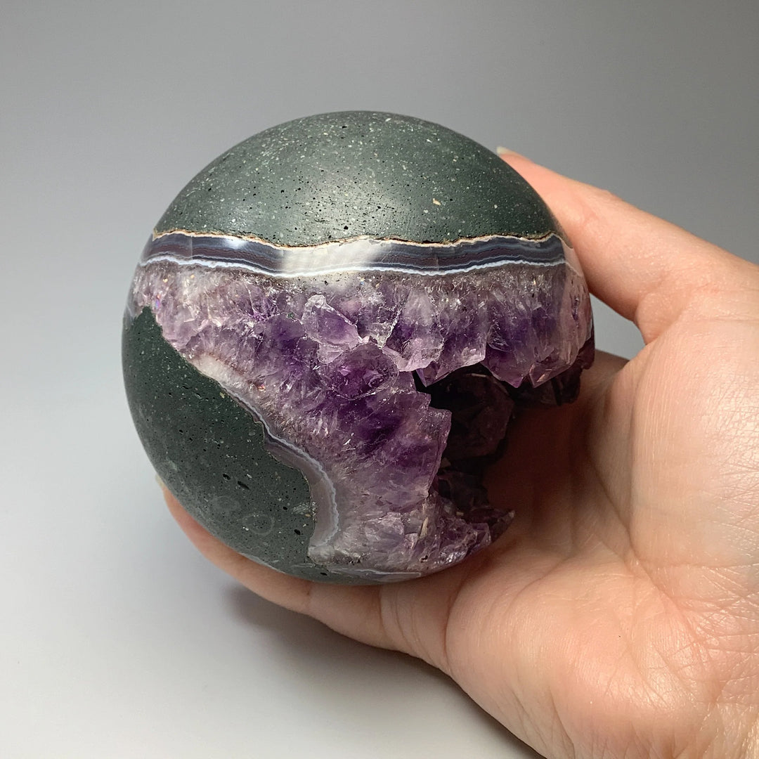 Amethyst Geode Sphere