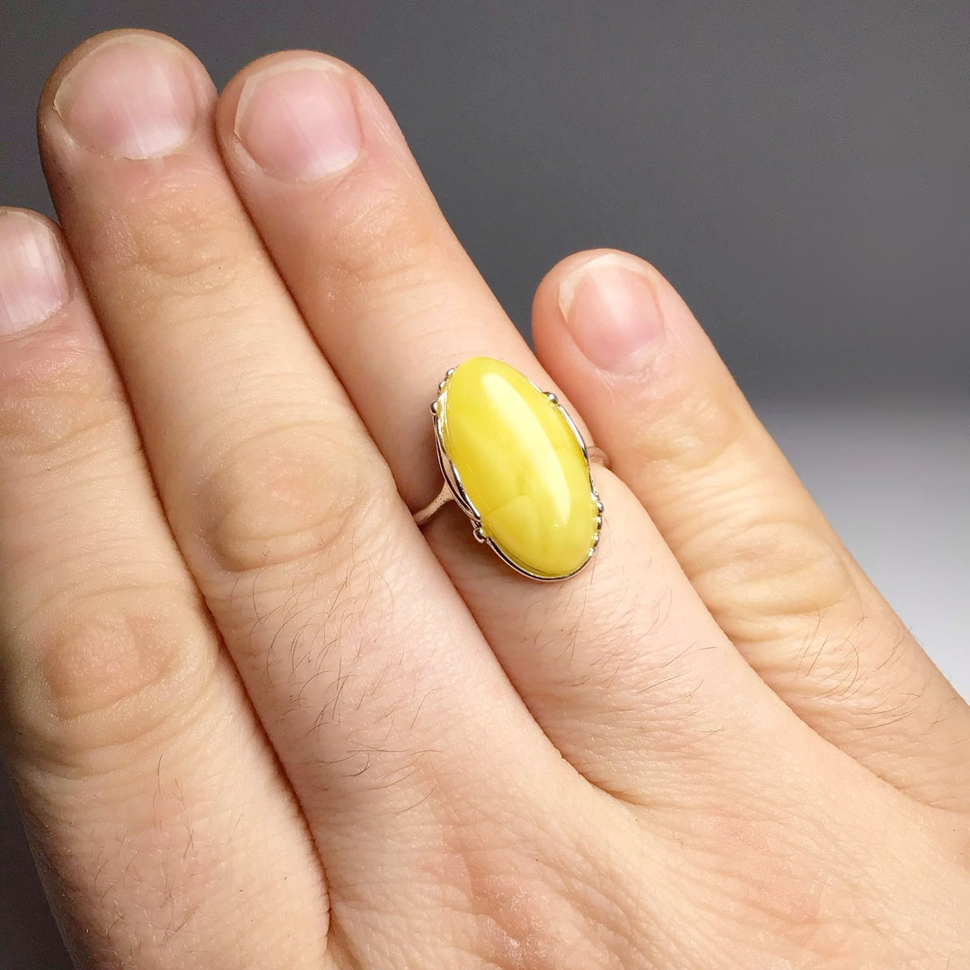 Butterscotch Amber Ring