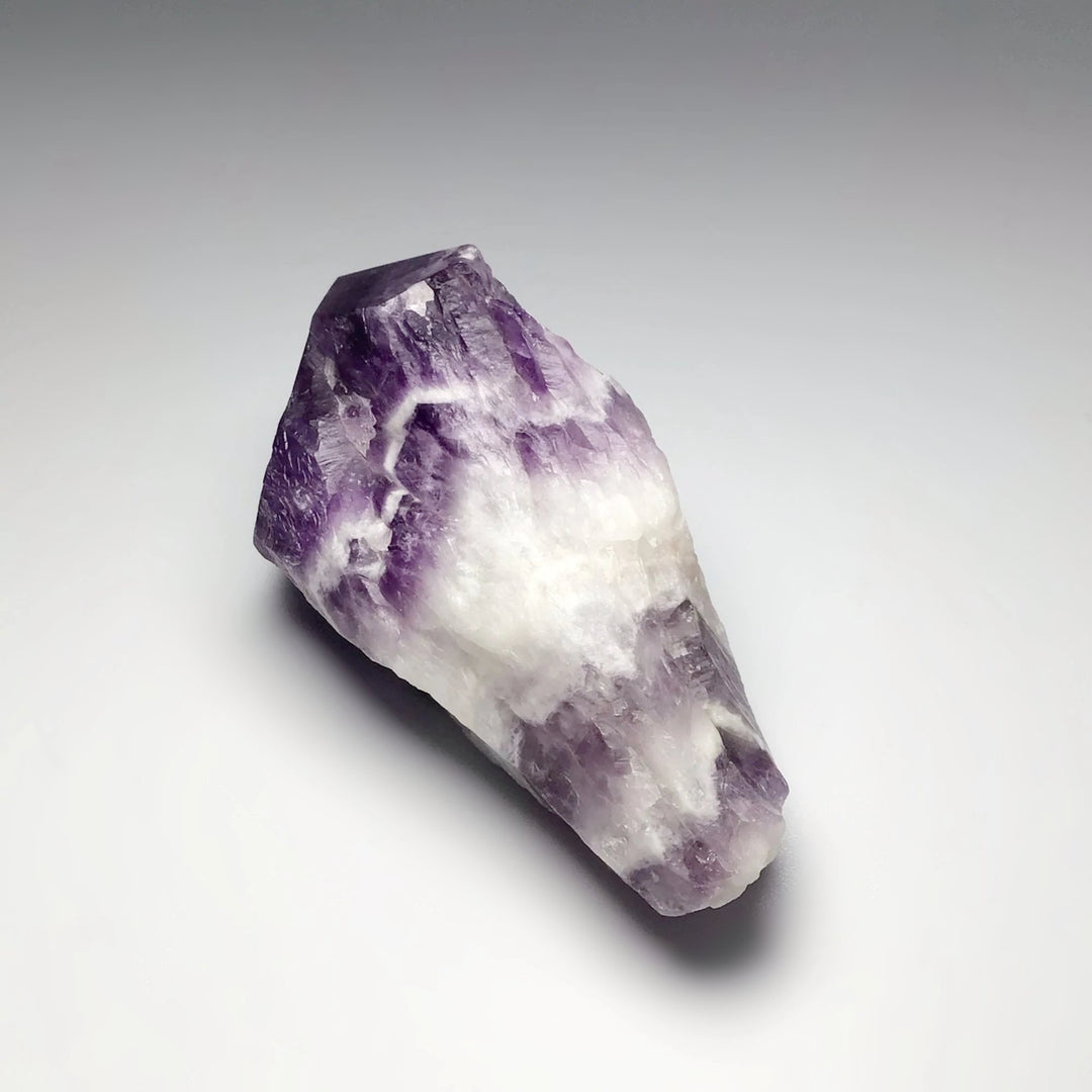 Rough Chevron Amethyst Point