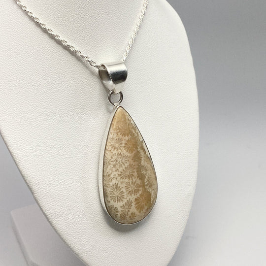 Fossilized Coral Pendant