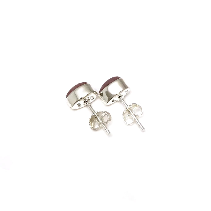 Rhodonite Stud Earrings