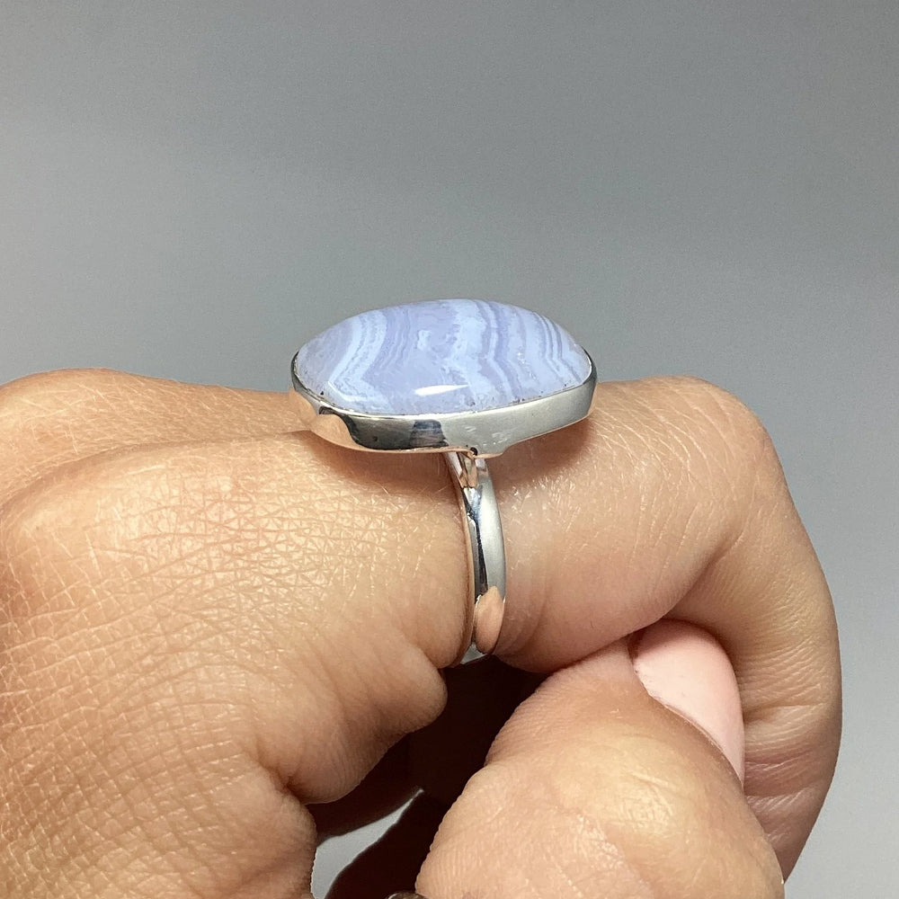 Blue Lace Agate Ring