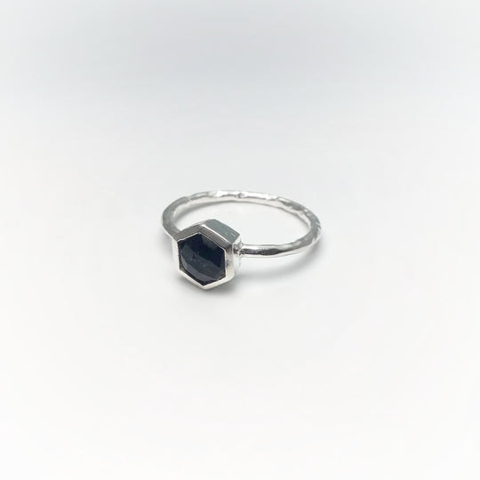 Blue Tiger Eye Ring