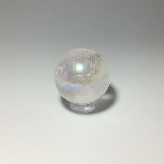 Opalescent Aura Quartz Sphere at $79 Each