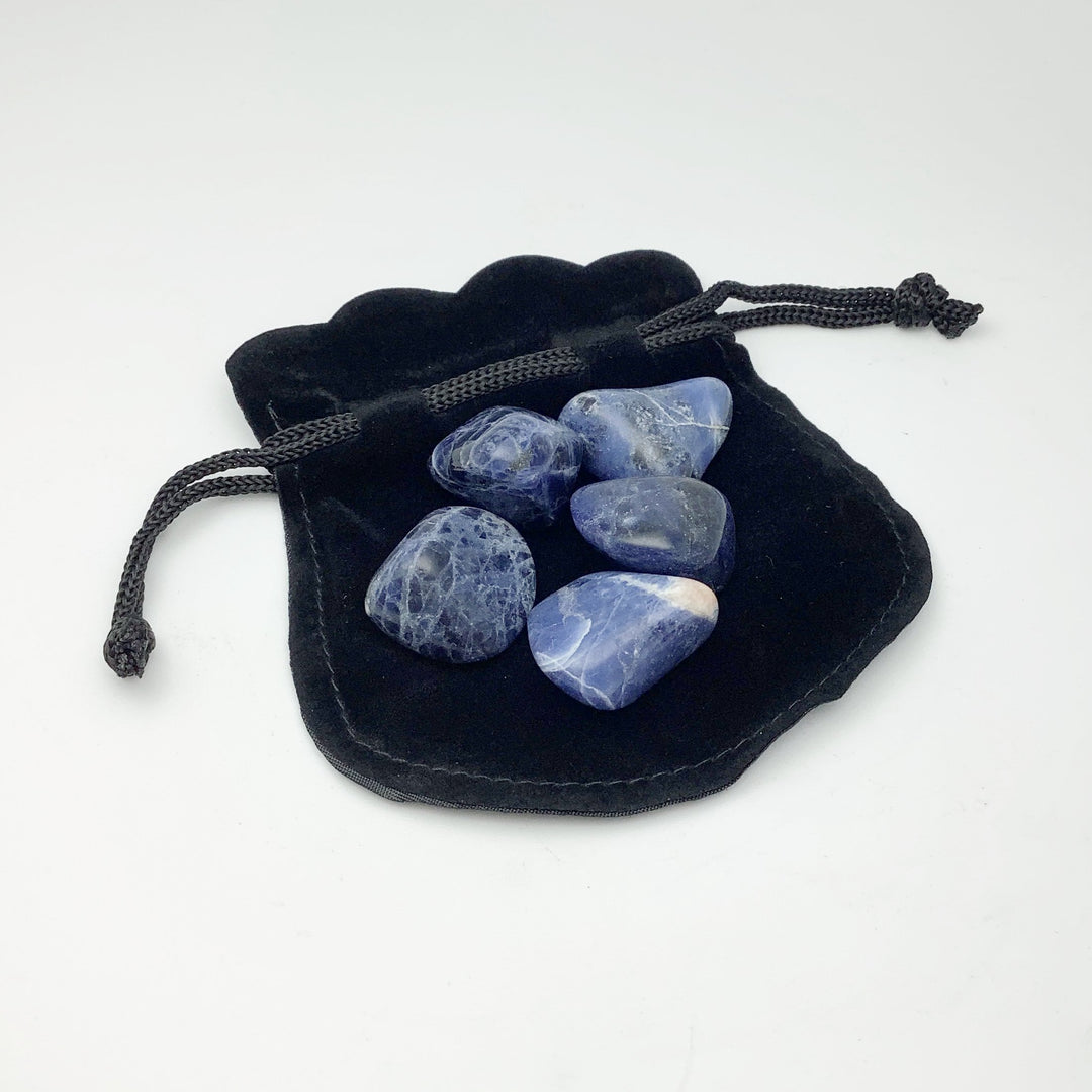 Sodalite Small Tumbles Pouch