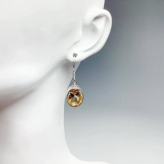 Citrine Dangle Earrings