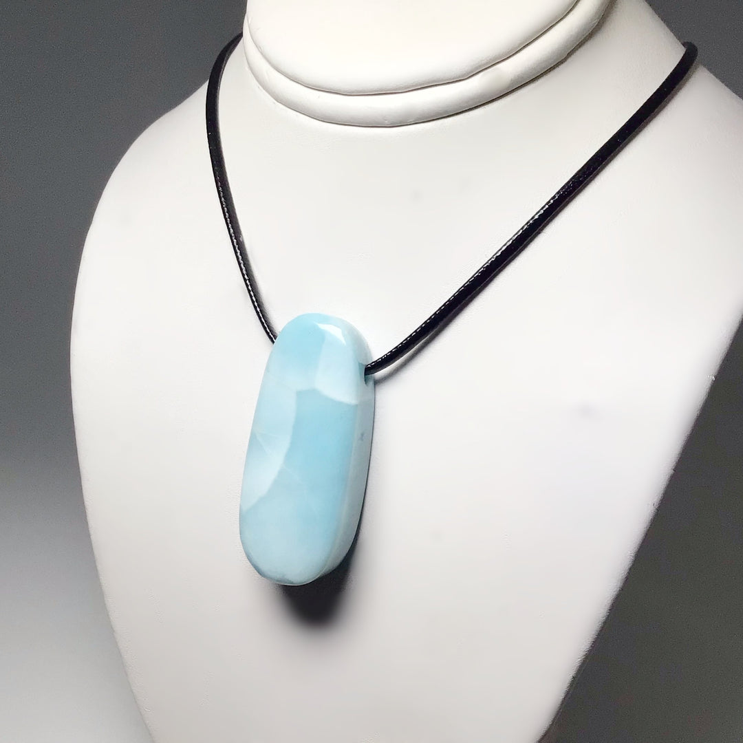 Larimar Drilled Pendant