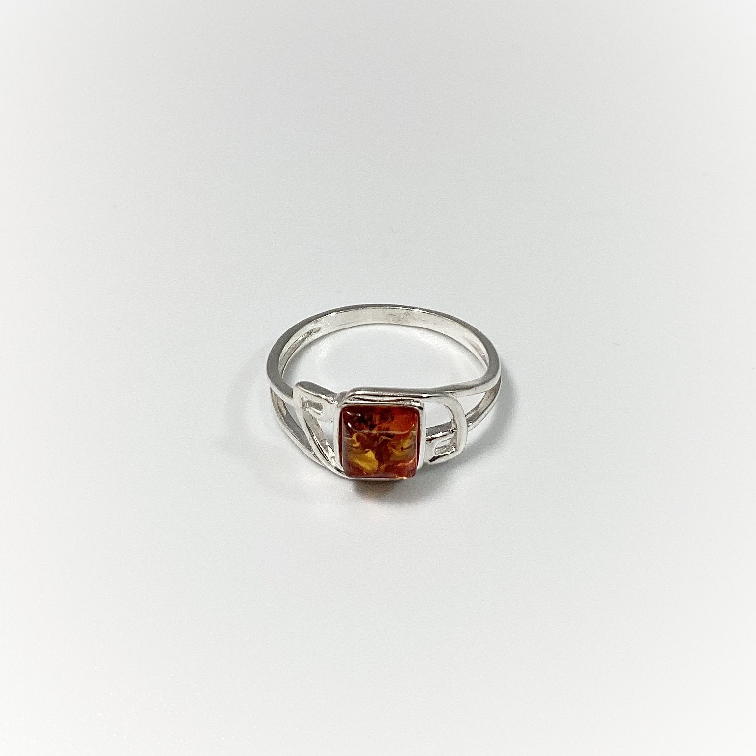 Cognac Amber Ring