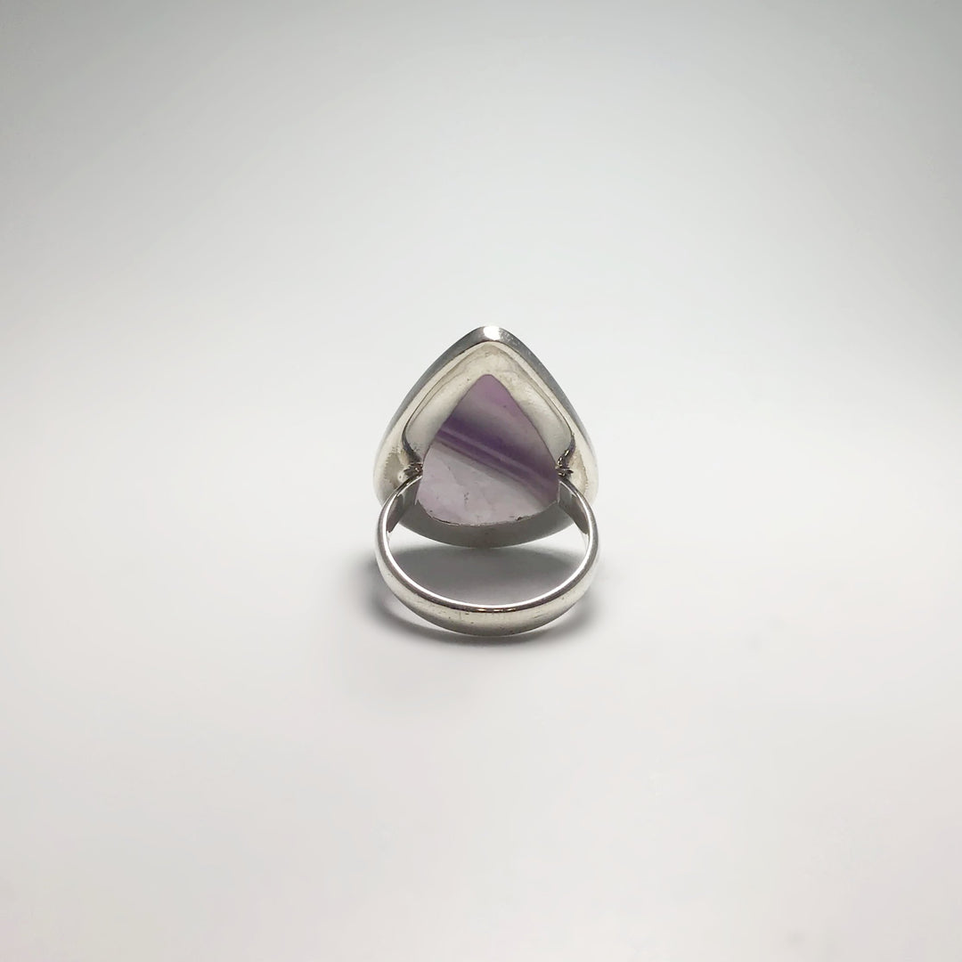 Chevron Amethyst Ring