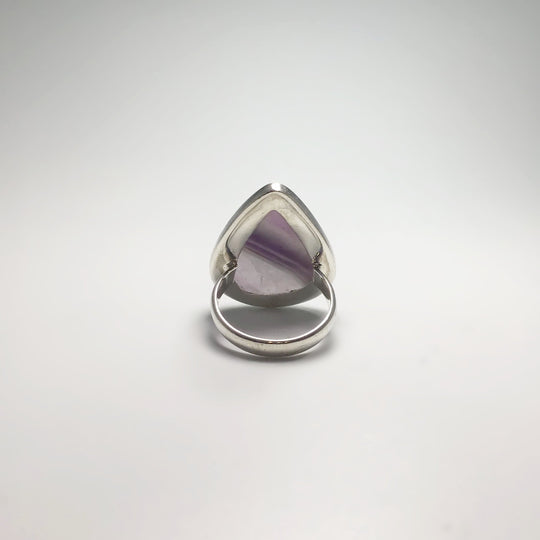 Chevron Amethyst Ring