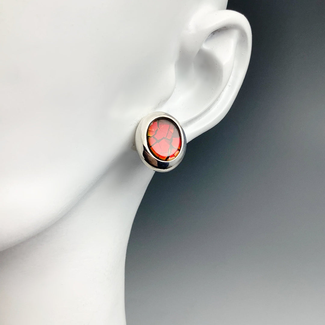 Alberta Ammolite Stud Earrings