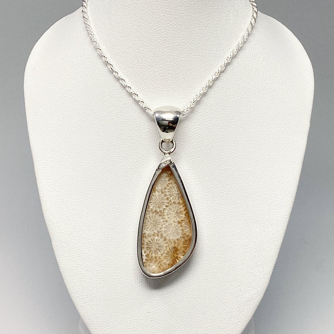 Fossilized Coral Pendant