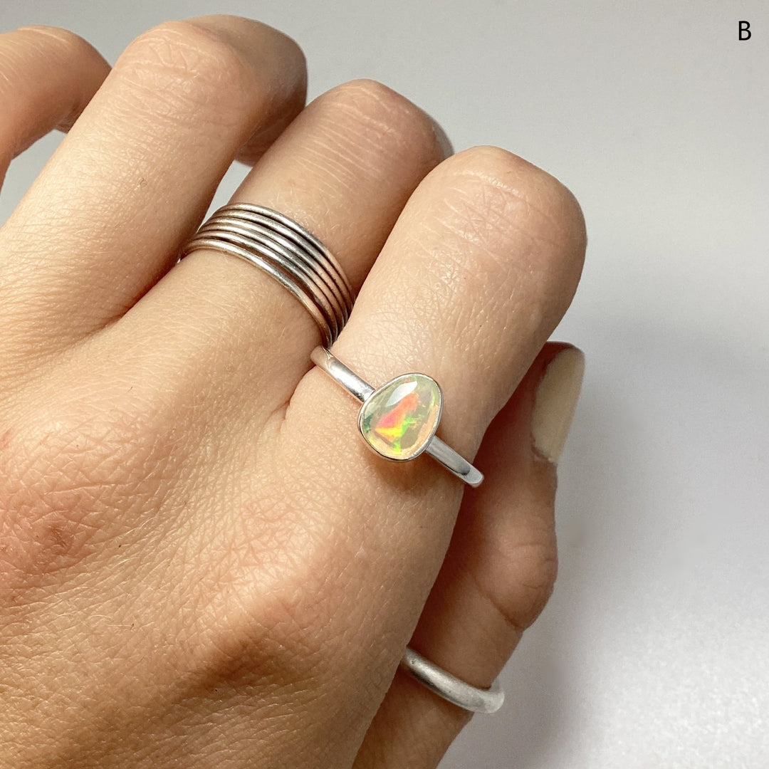 Ethiopian Fire Opal Ring