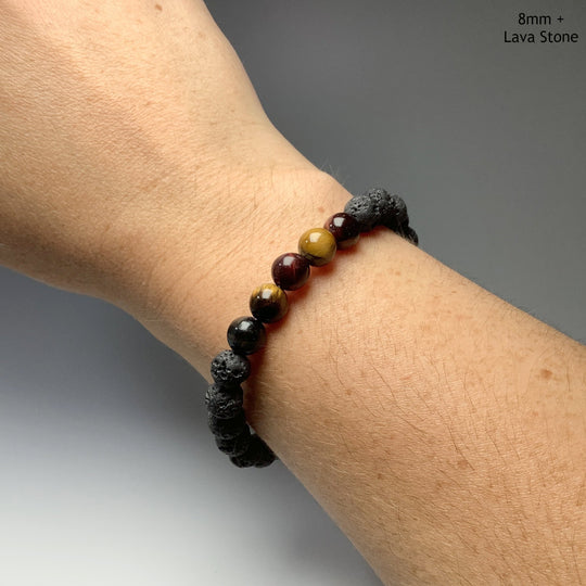 Mixed Tiger Eye Beaded Bracelet