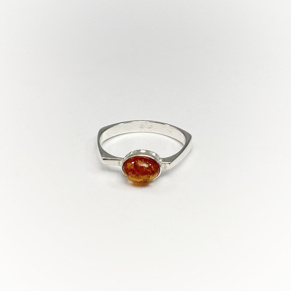 Cognac Amber Ring