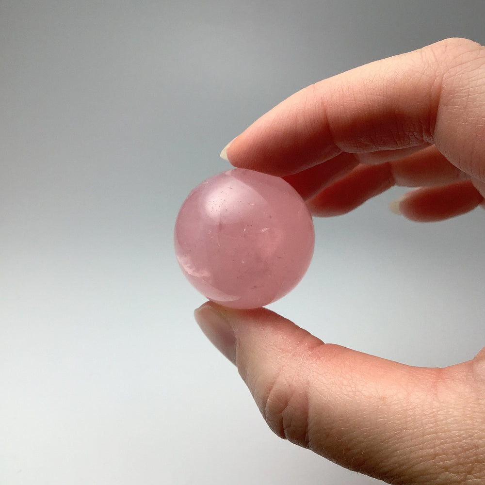 Mini Rose Quartz Sphere at $45 Each