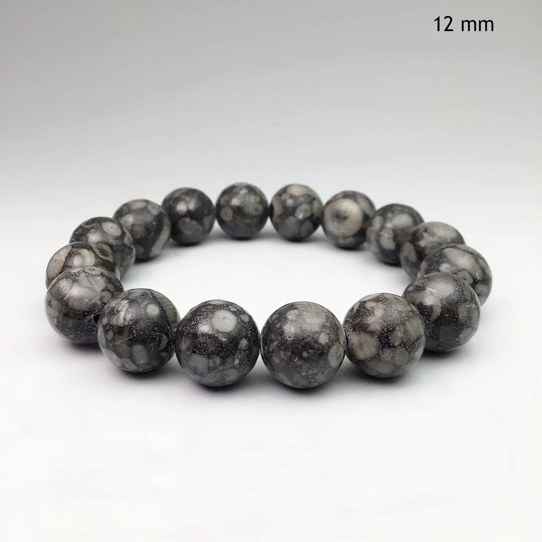 Fossil Stone Jasper Beaded Bracelet