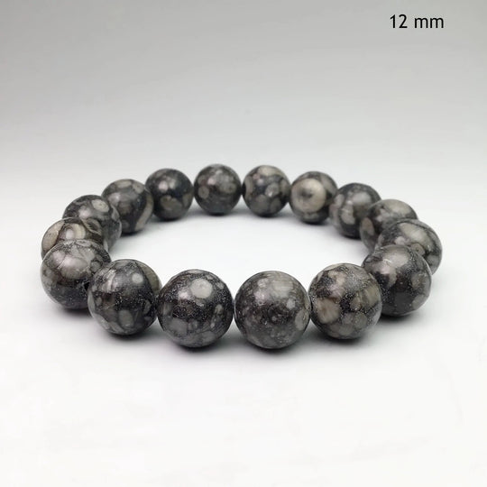 Fossil Stone Jasper Beaded Bracelet