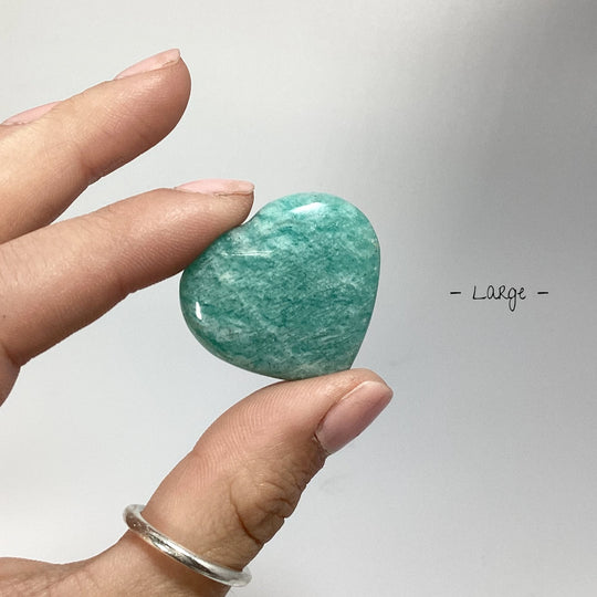 Amazonite Heart