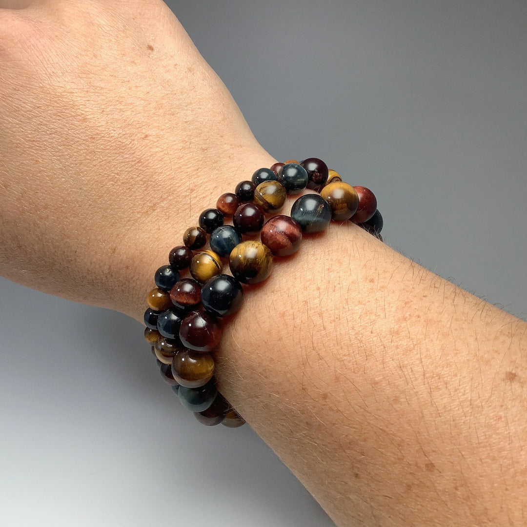 Mixed Tiger Eye Beaded Bracelet