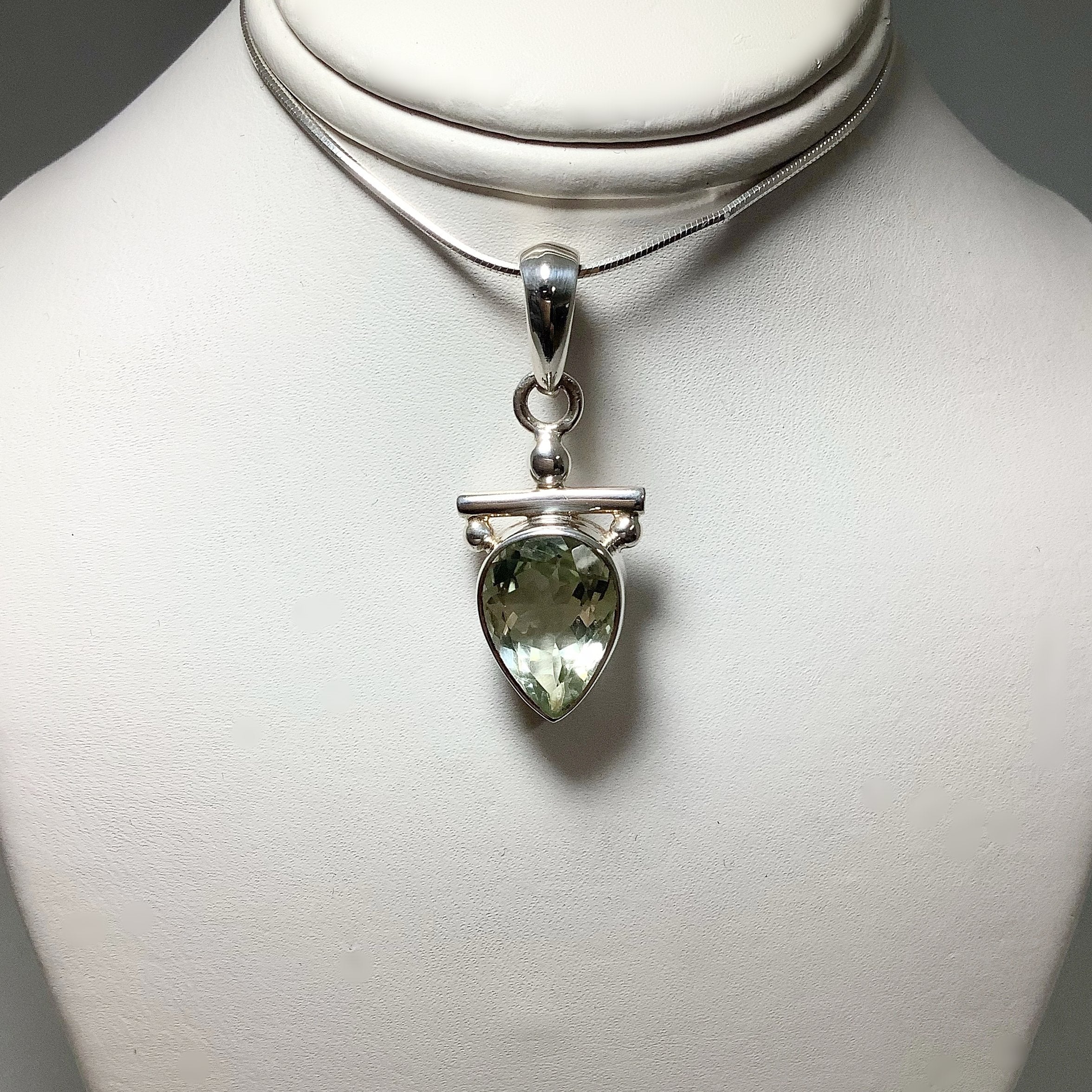 Green Amethyst Pendant