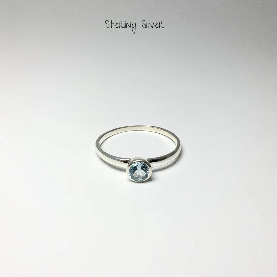 Blue Topaz Ring