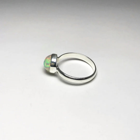 Ethiopian Fire Opal Ring