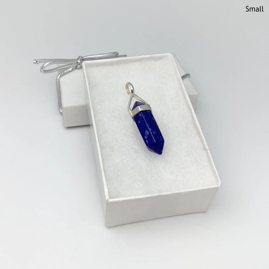 Lapis Lazuli Double Terminated Point Pendant