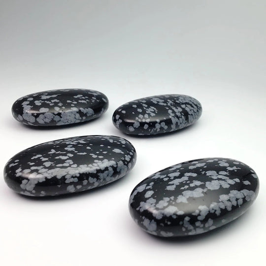 Snowflake Obsidian Gratitude Stone