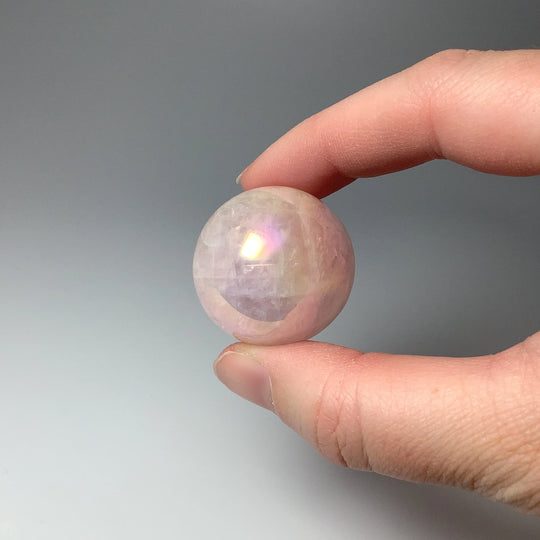 Aura Rose Quartz Sphere at $65 Each