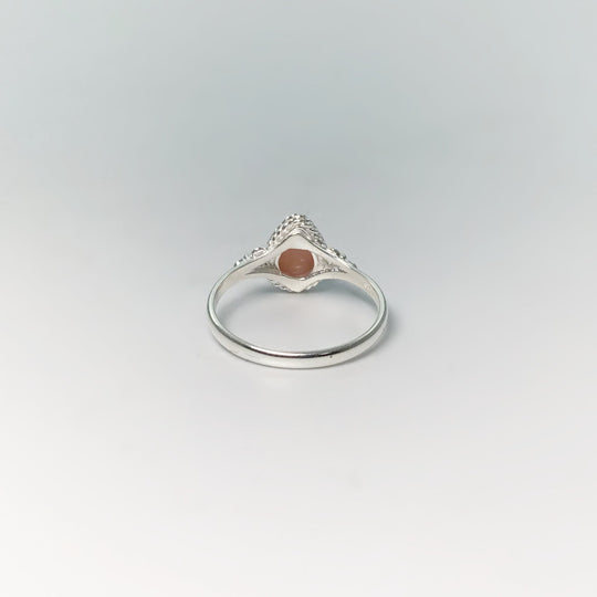 Pink Peruvian Opal Ring