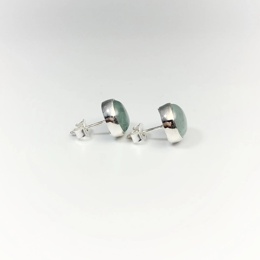 Aquamarine Stud Earrings