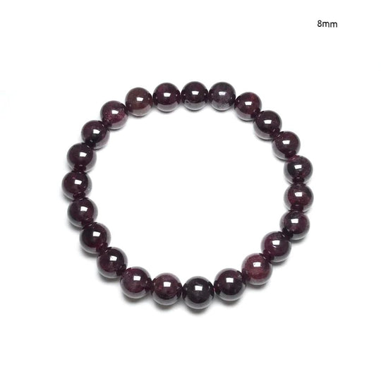 Garnet Beaded Bracelet