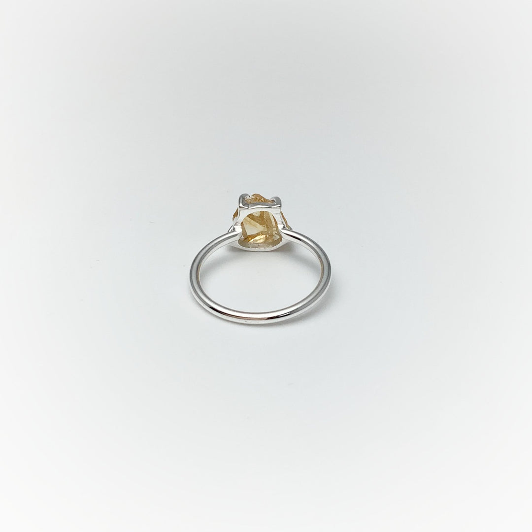 Raw Citrine Ring