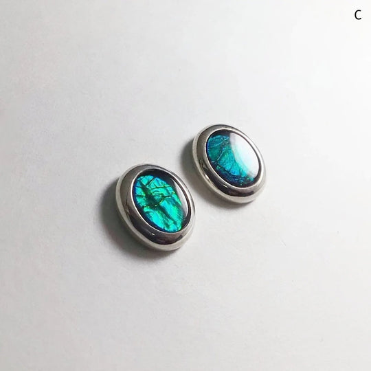 Alberta Ammolite Stud Earrings