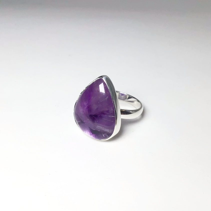 Trapiche Amethyst Ring