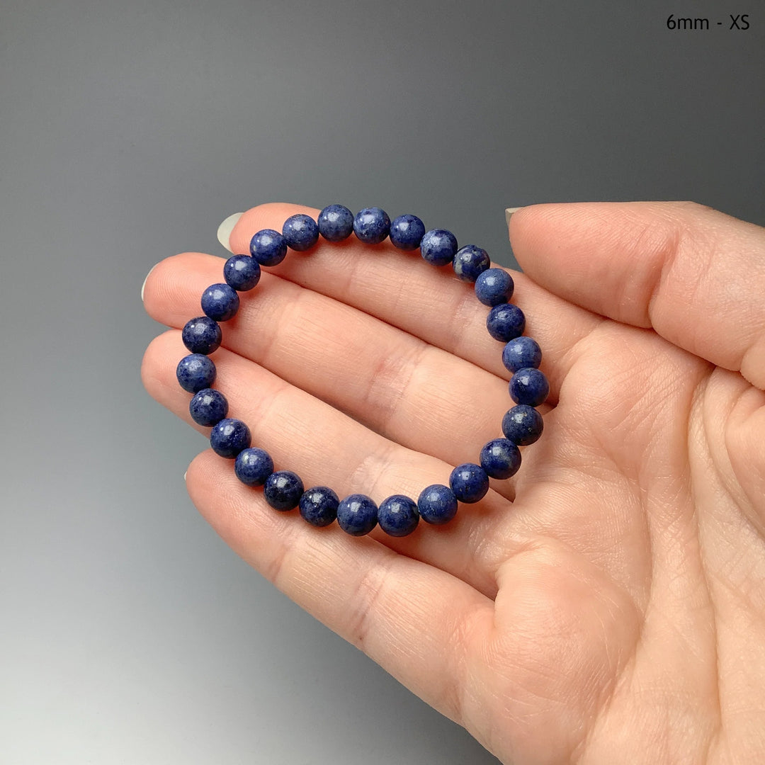 Dumortierite Beaded Bracelet