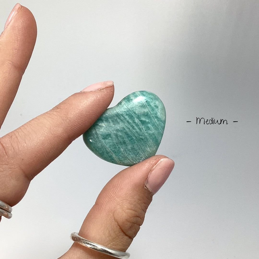 Amazonite Heart