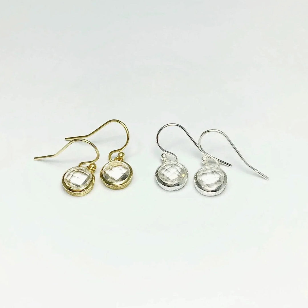 Quartz Dangle Earrings