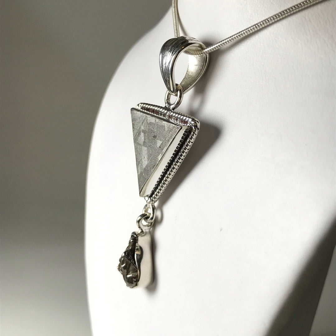 Muonionalusta and Campo Del Cielo Meteorite Pendant