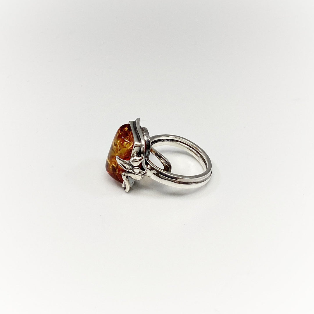 Cognac Amber Ring