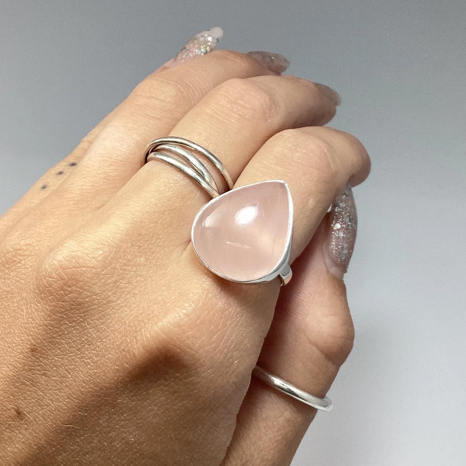 Rose Quartz Ring