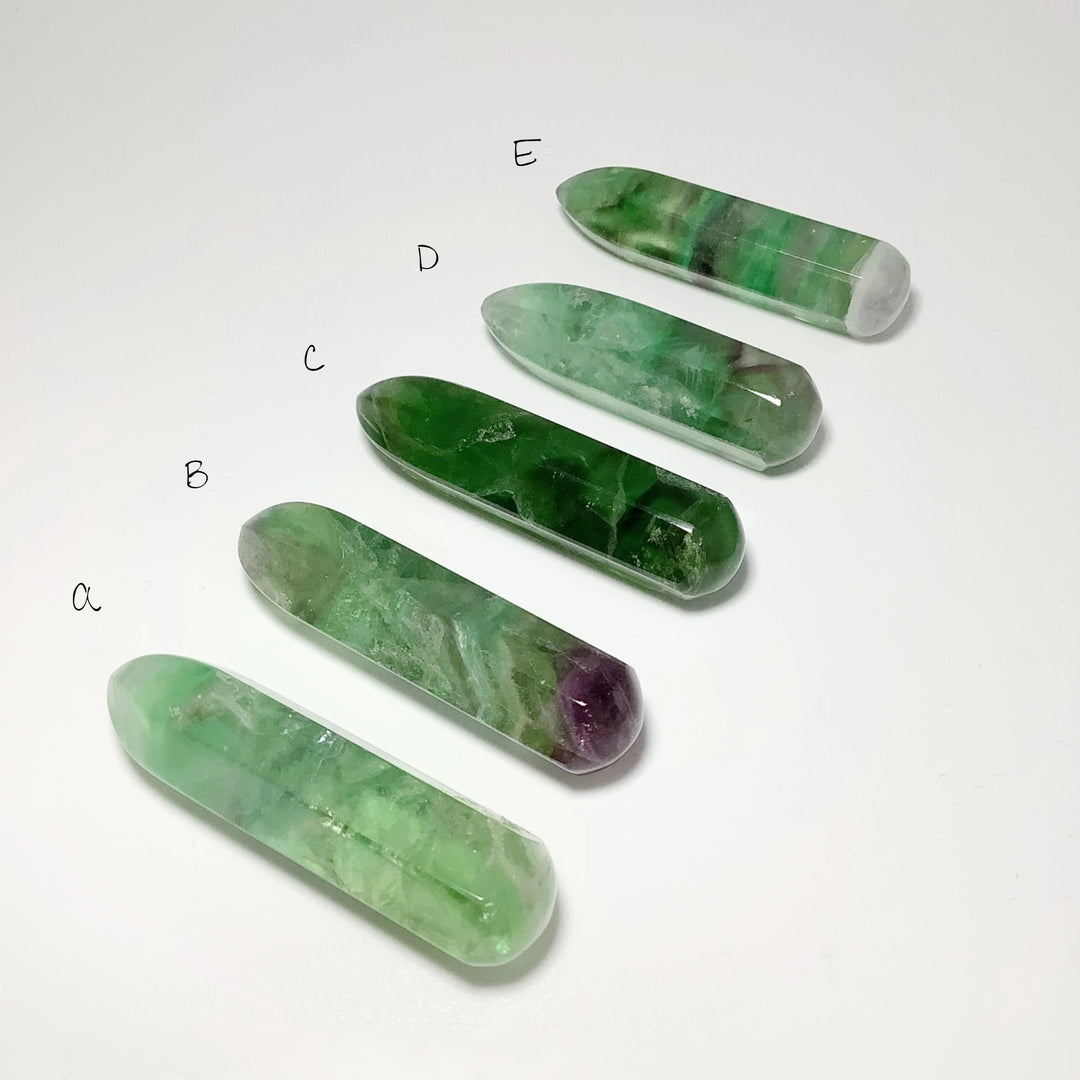 Green Fluorite Wand At $29 Each