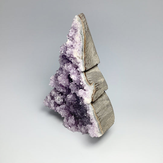 Amethyst Druze Cluster Tree Carving