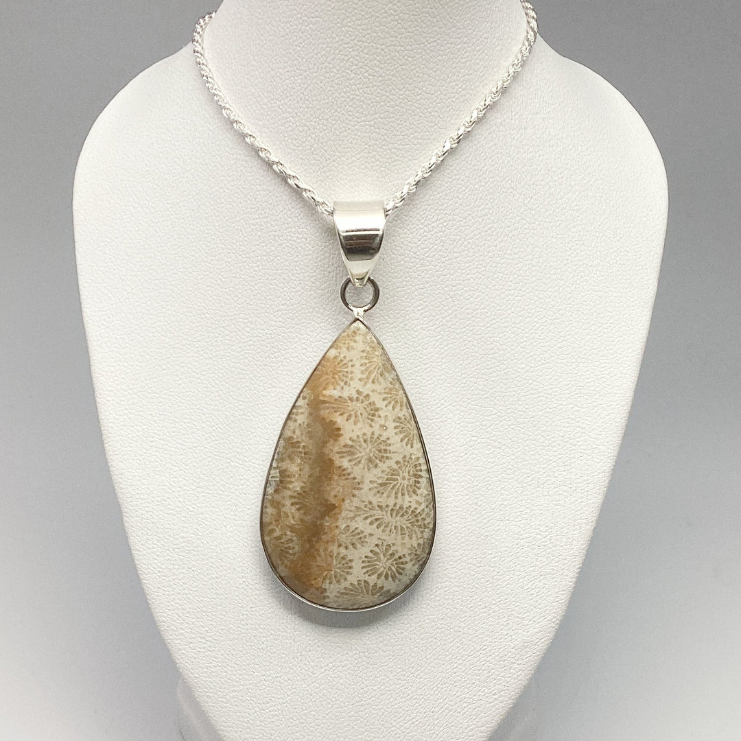 Fossilized Coral Pendant