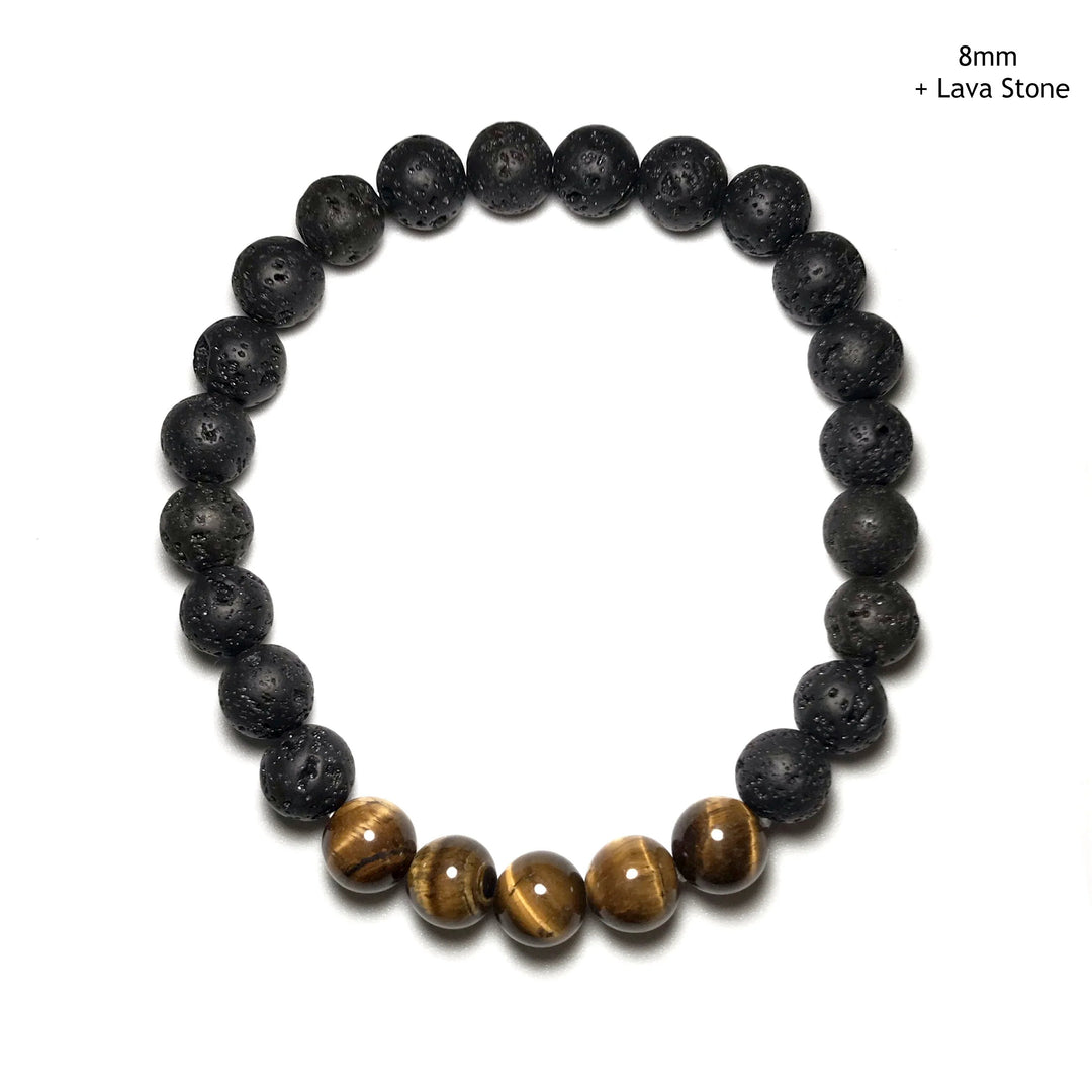 Gold Tiger Eye Beaded Bracelet