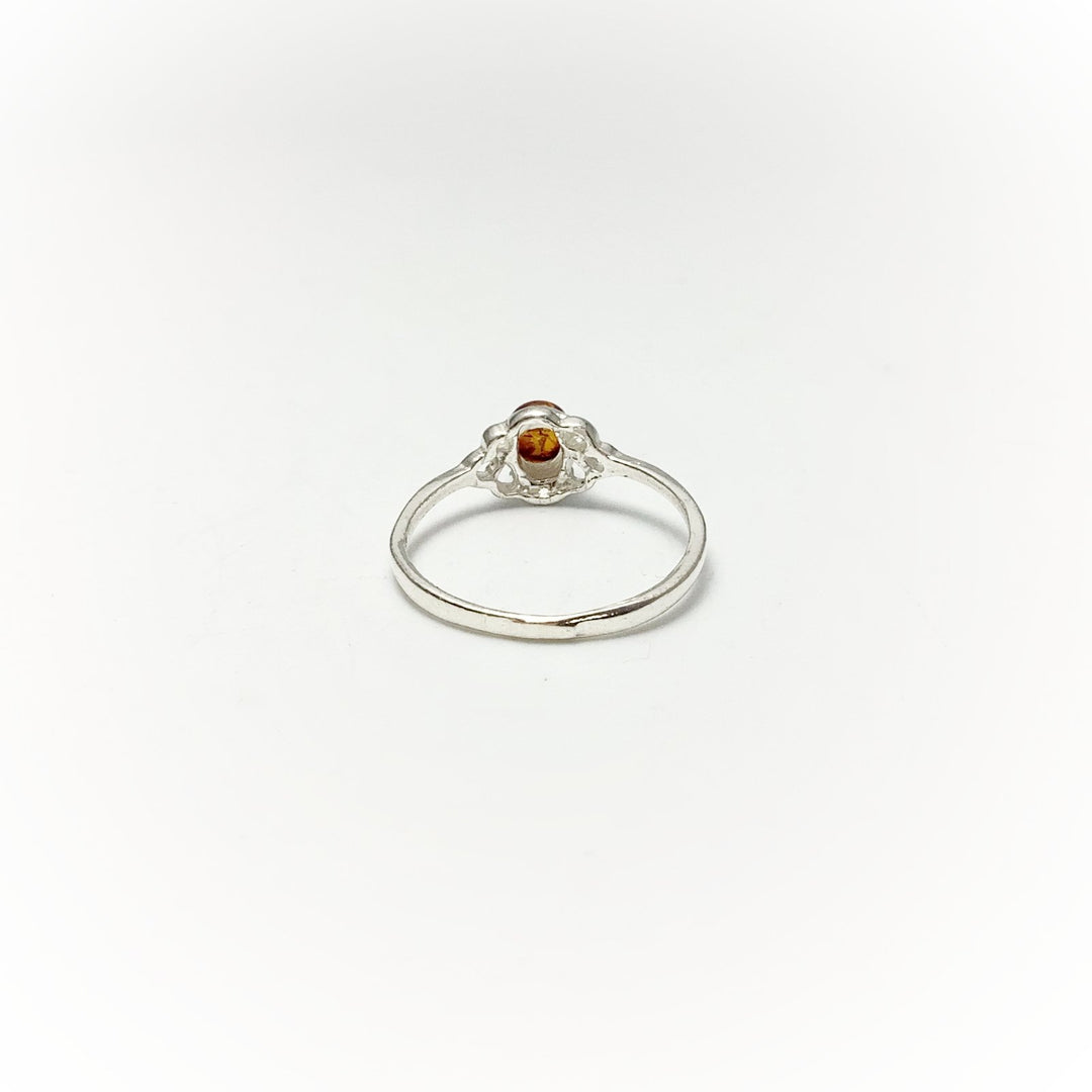 Cognac Amber Ring - Small Sizes