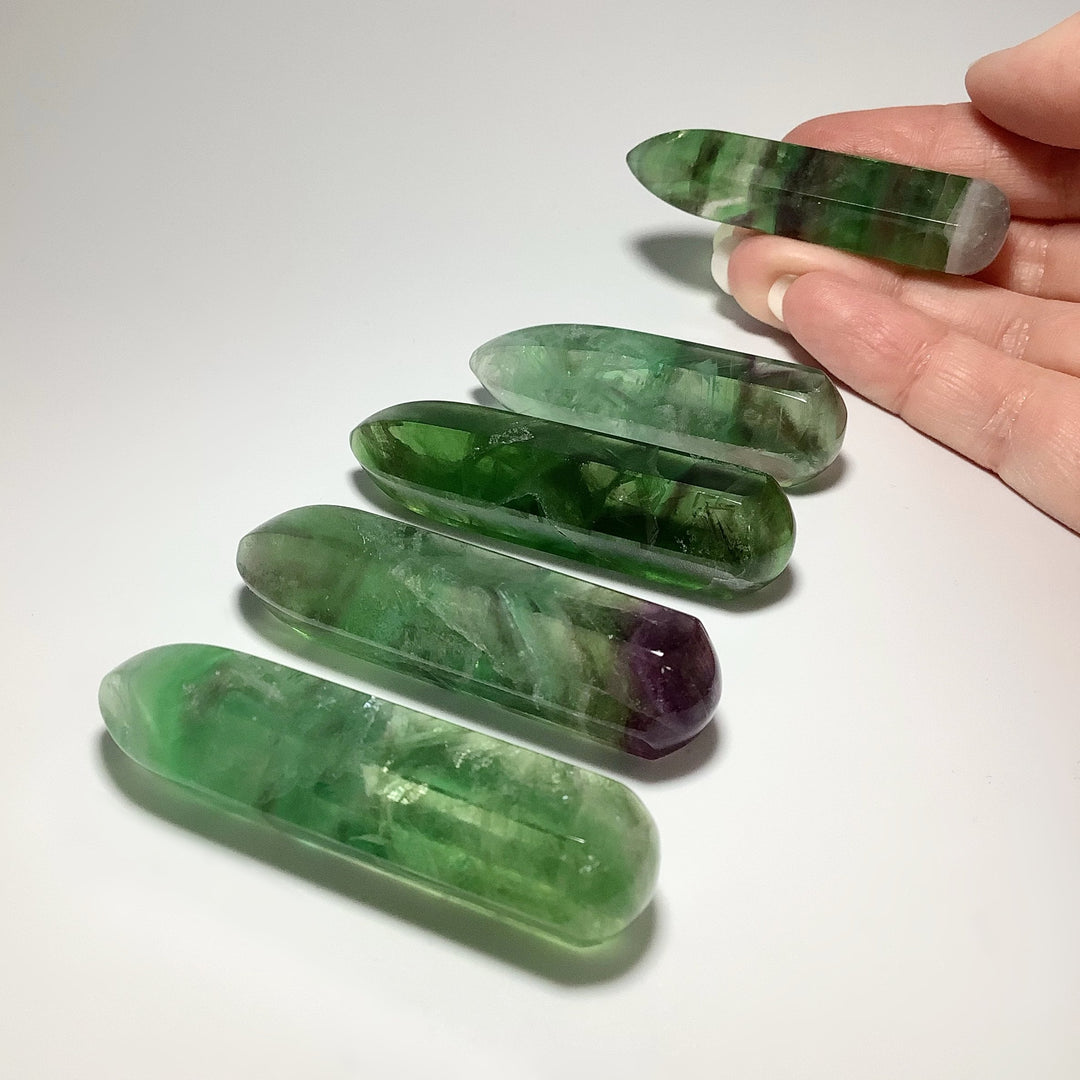 Green Fluorite Wand At $29 Each