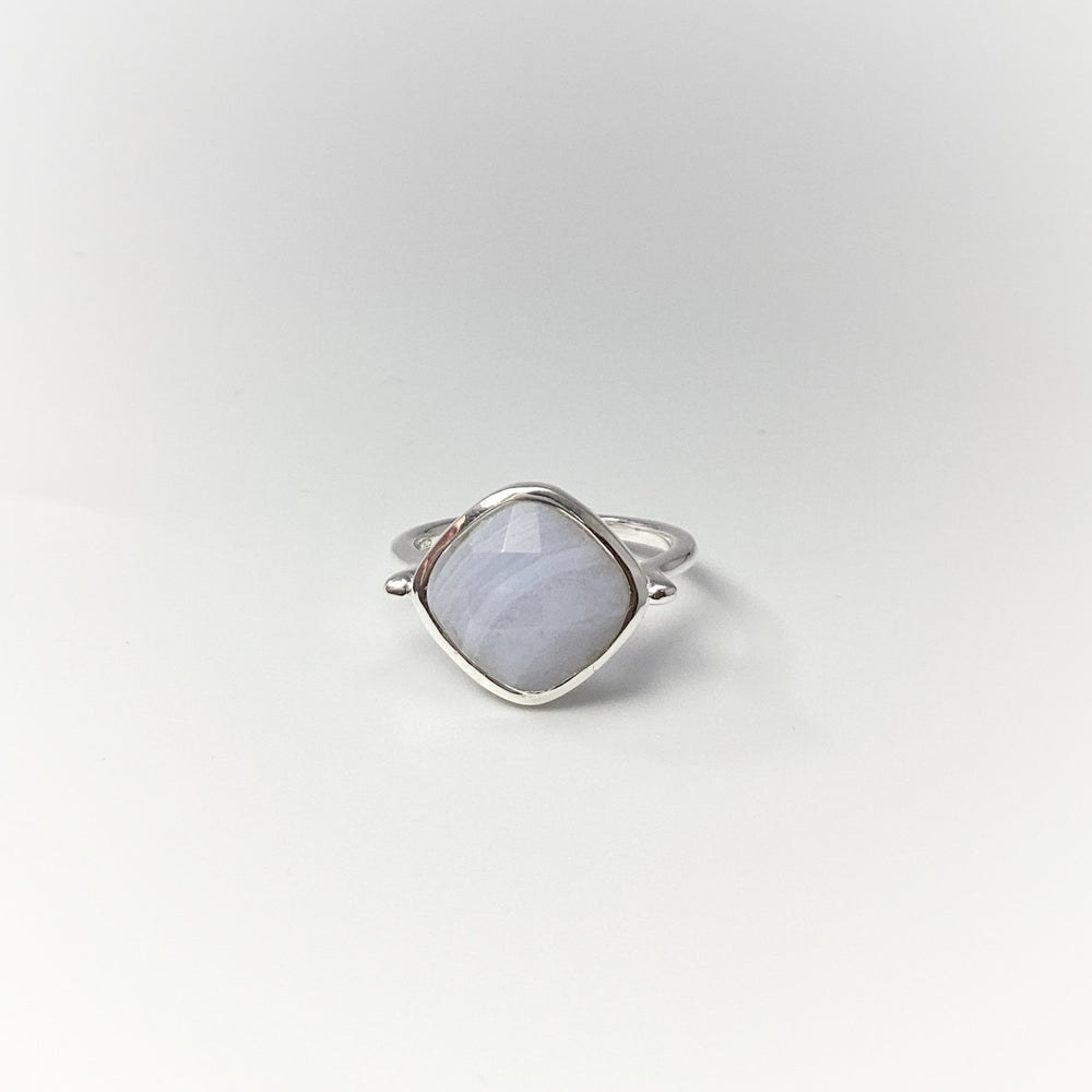 Blue Lace Agate Ring